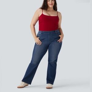 Halara Flex High Waisted Casual Bootcut Jeans Four-way stretch Size Tall XL